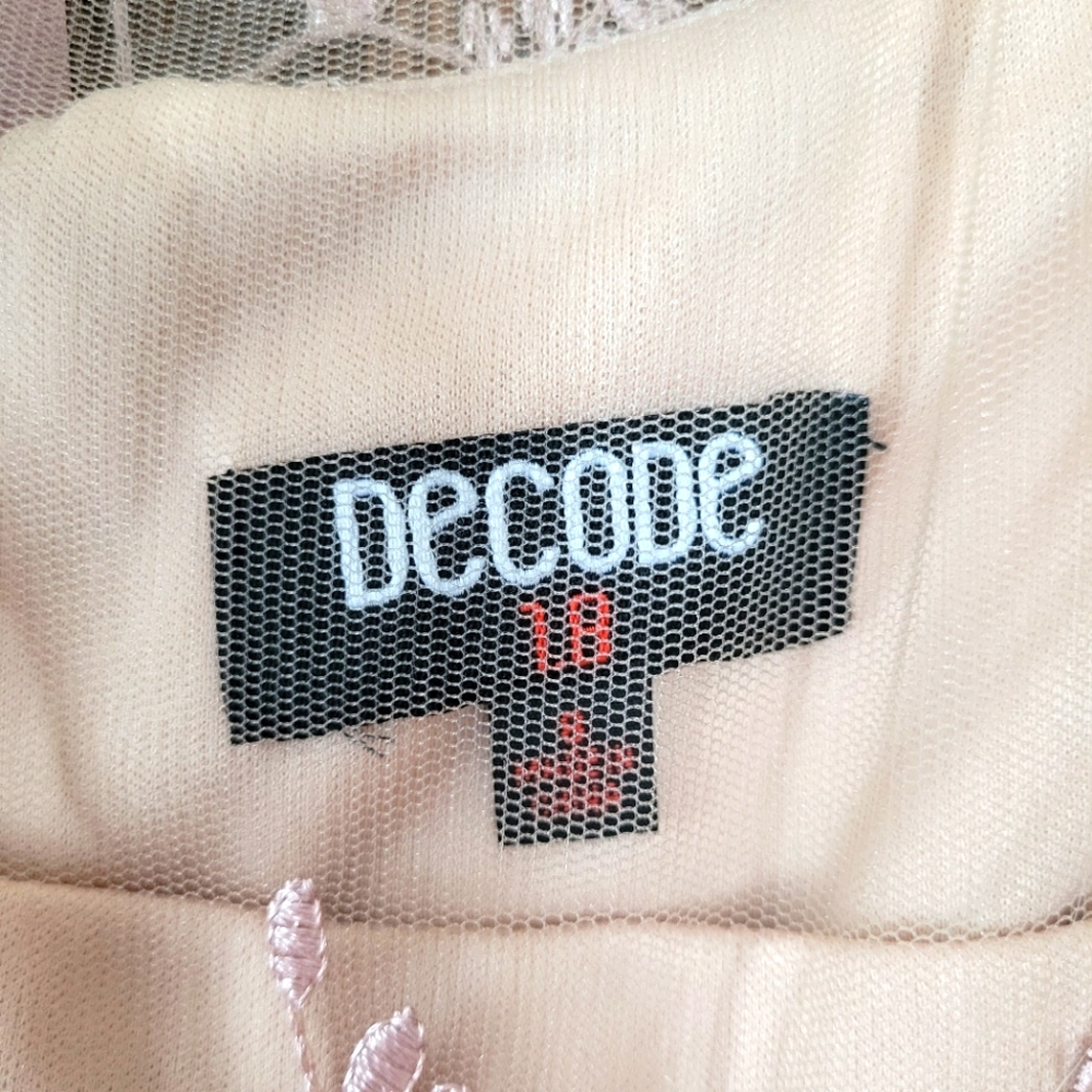 Mauve Lace & Applique Dress - Picture 7 of 7